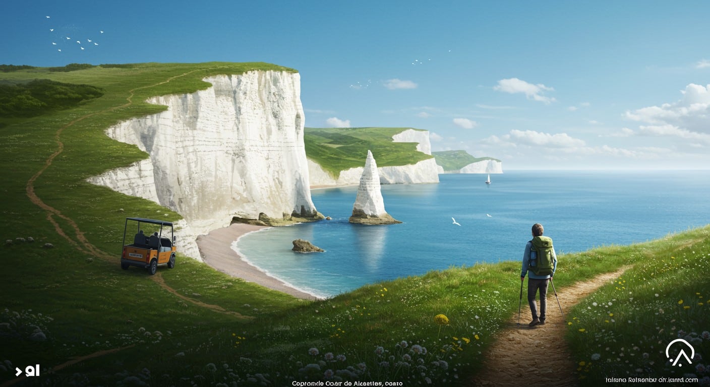 Découvrez le GR 21 et son service de portage de bagages pour randonner léger sur la côte d’Albâtre, de Dieppe au Havre. Conseils et expériences uniques !