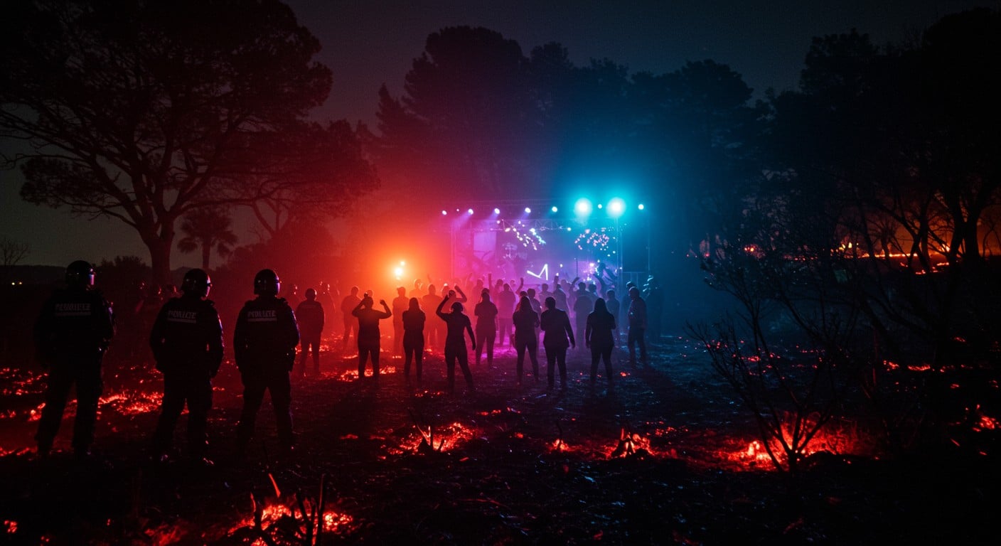 Une rave-party illégale de 2 000 personnes dans l'Aude ravive la colère après l'incendie dévastateur. Quels risques et impacts ?