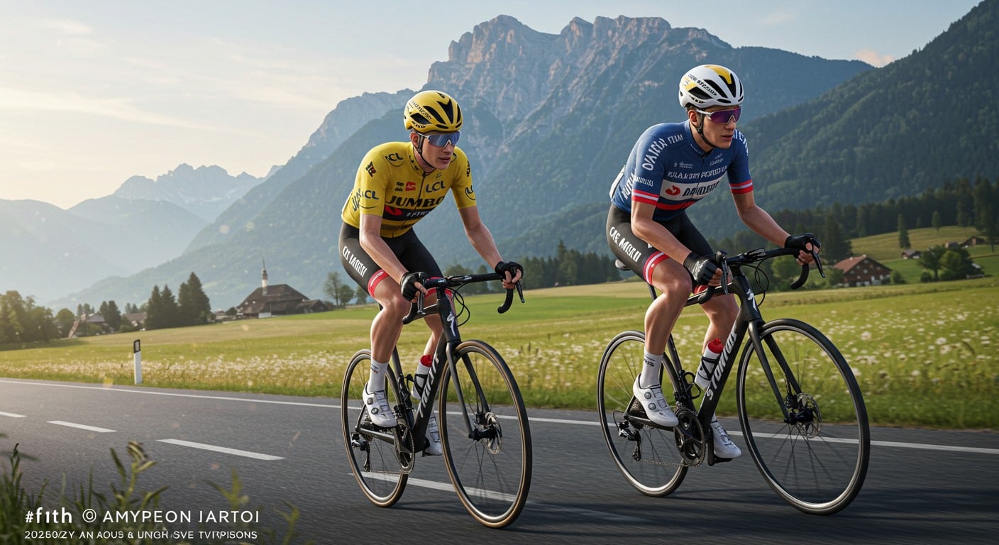 Pauline Ferrand-Prévot partage un moment unique avec Tadej Pogacar lors d'une sortie vélo. Découvrez leurs échanges et conseils post-Tour de France.