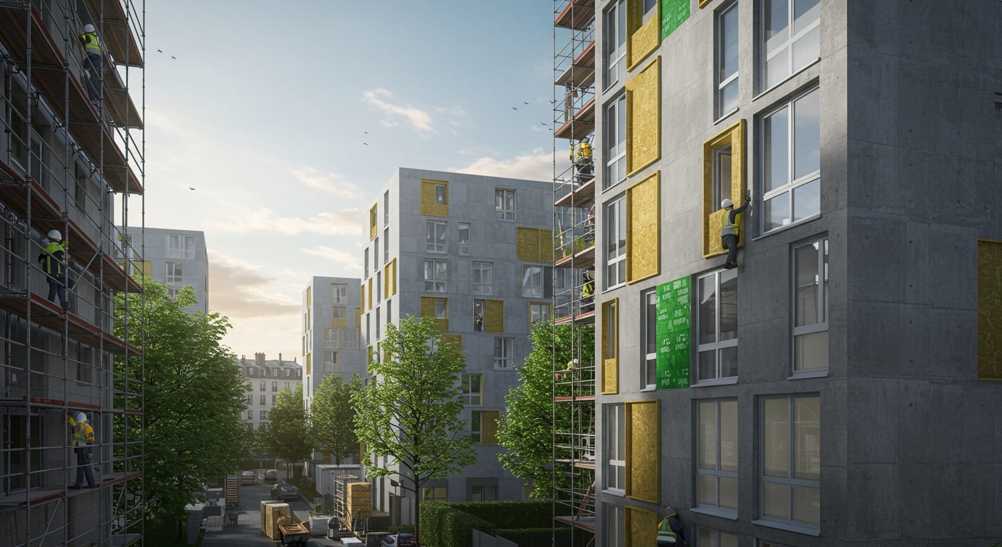 Rénovation énergétique à Paris : le projet Olympiades vise 50 % d'économie d'énergie. Découvrez ce chantier emblématique et ses impacts !