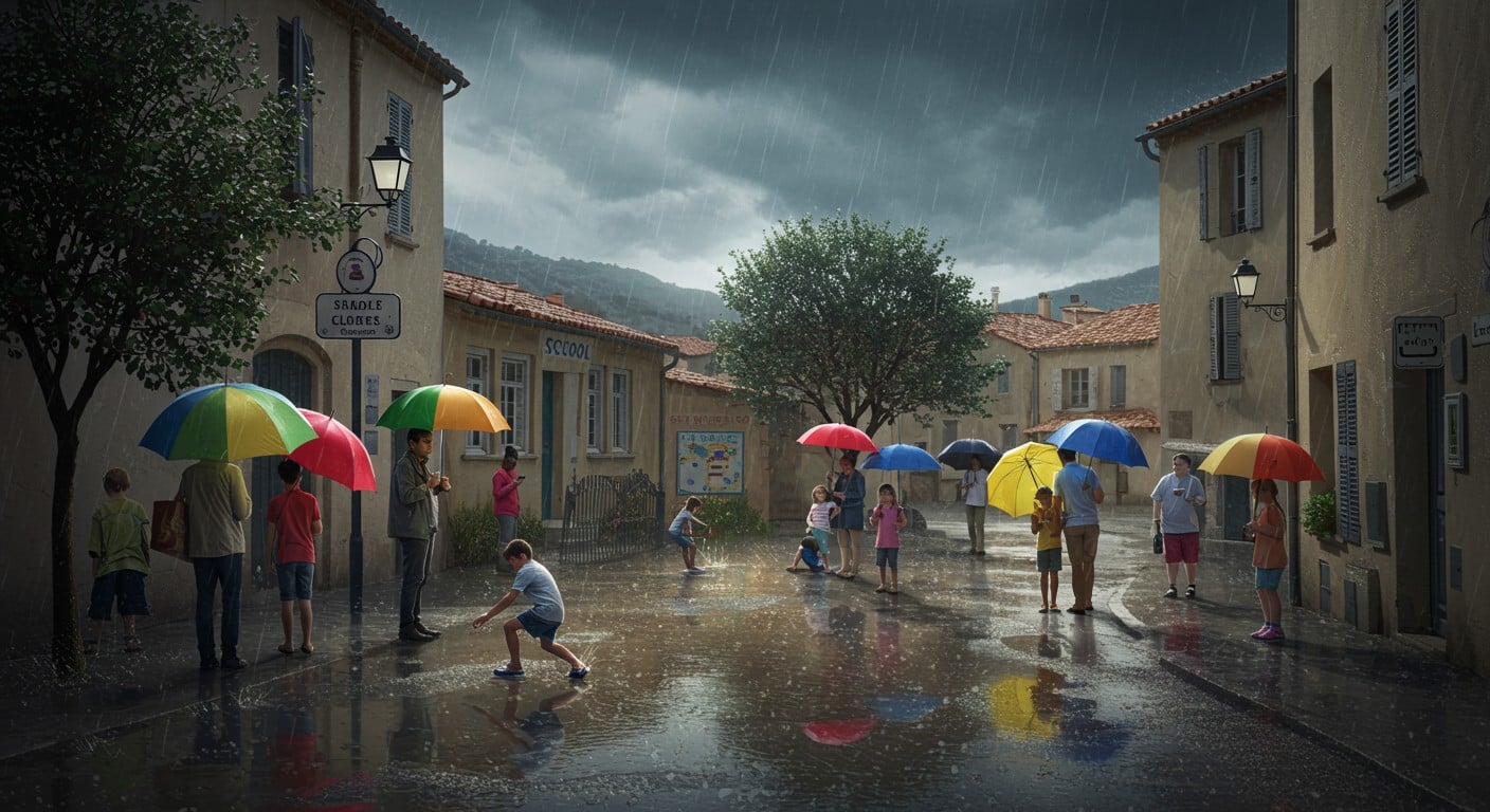 Rentrée scolaire reportée dans le Var et les Bouches-du-Rhône à cause des intempéries. Comment les parents s’adaptent-ils face aux pluies torrentielles ?