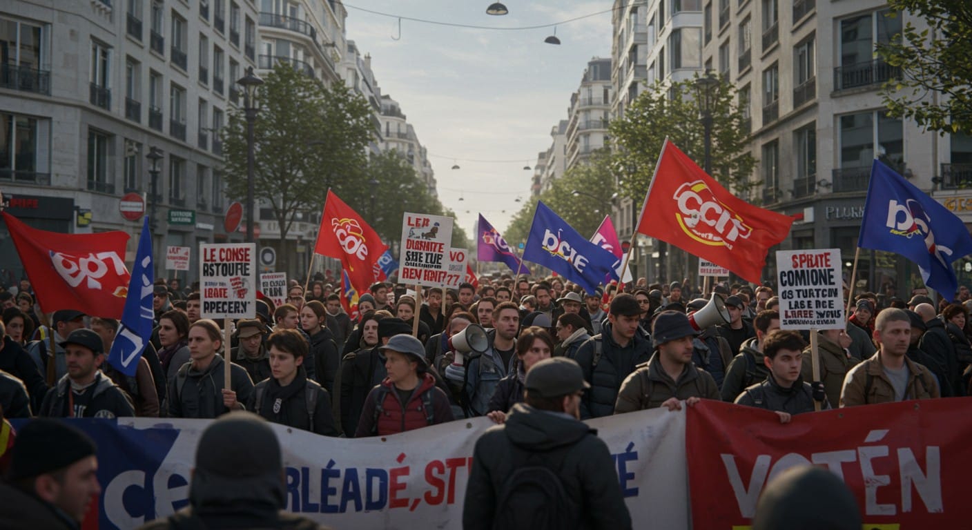 Rentrée syndicale 2025 : les syndicats planifient une mobilisation fin septembre face aux mesures impopulaires. Découvrez les enjeux et actions prévues !