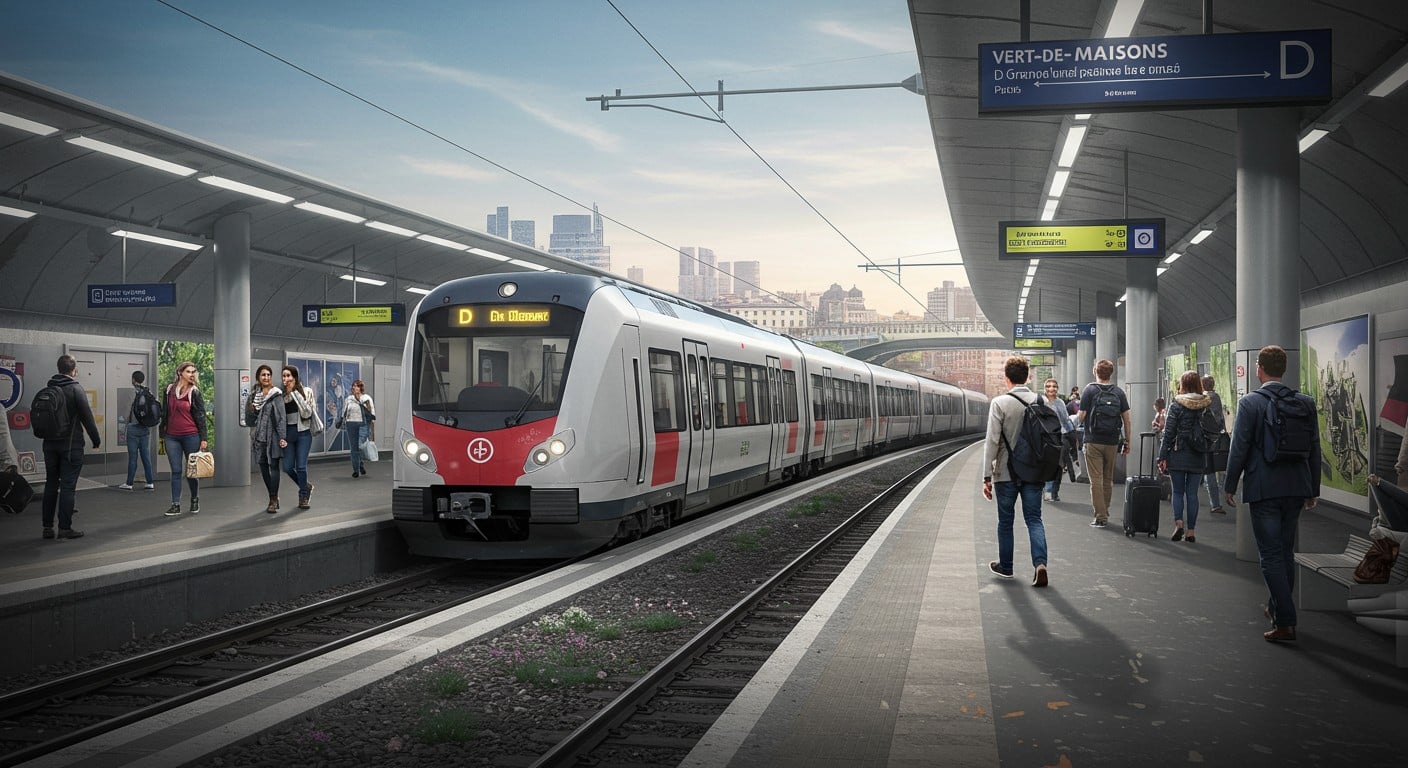Tous les RER D s’arrêteront à Vert-de-Maisons dès fin 2025, avant la ligne 15 en 2026. Découvrez l’impact pour les voyageurs et les évolutions du réseau.