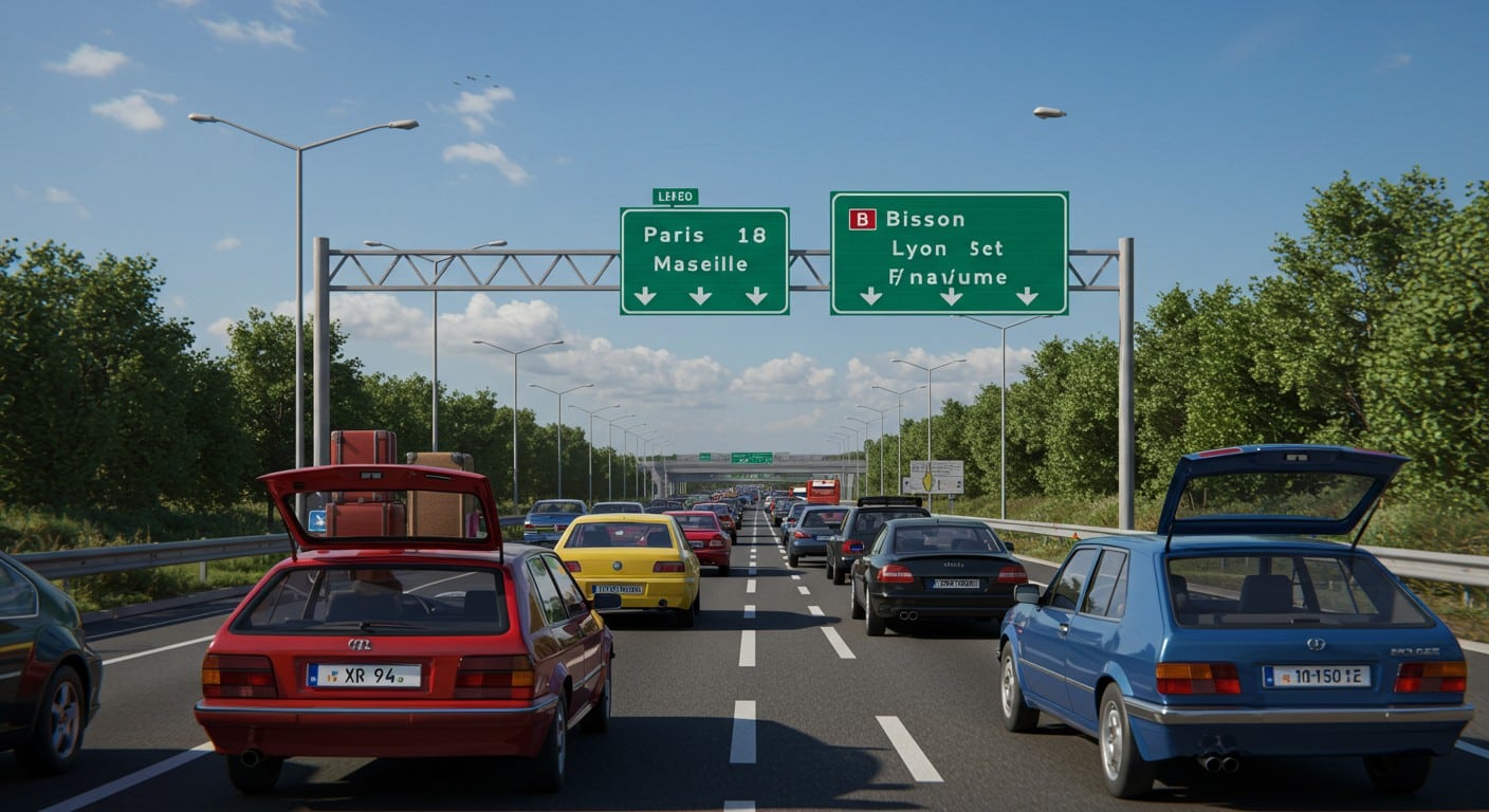 Retour de vacances 2025 : routes saturées ce week-end ! Découvrez les axes à éviter et nos conseils pour un trajet fluide avant la rentrée scolaire.