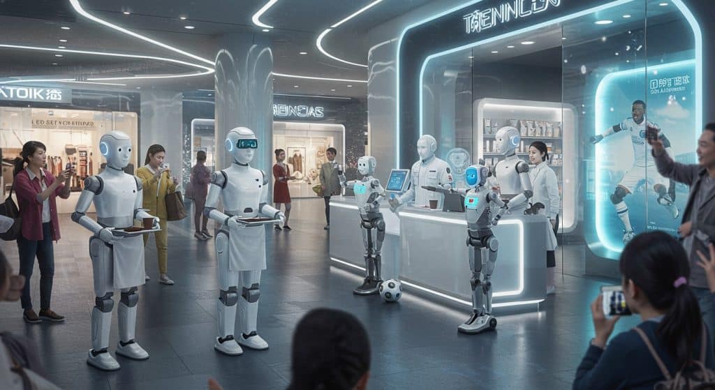 Robot Mall à Pékin : L’Avenir de la Robotique Débarque