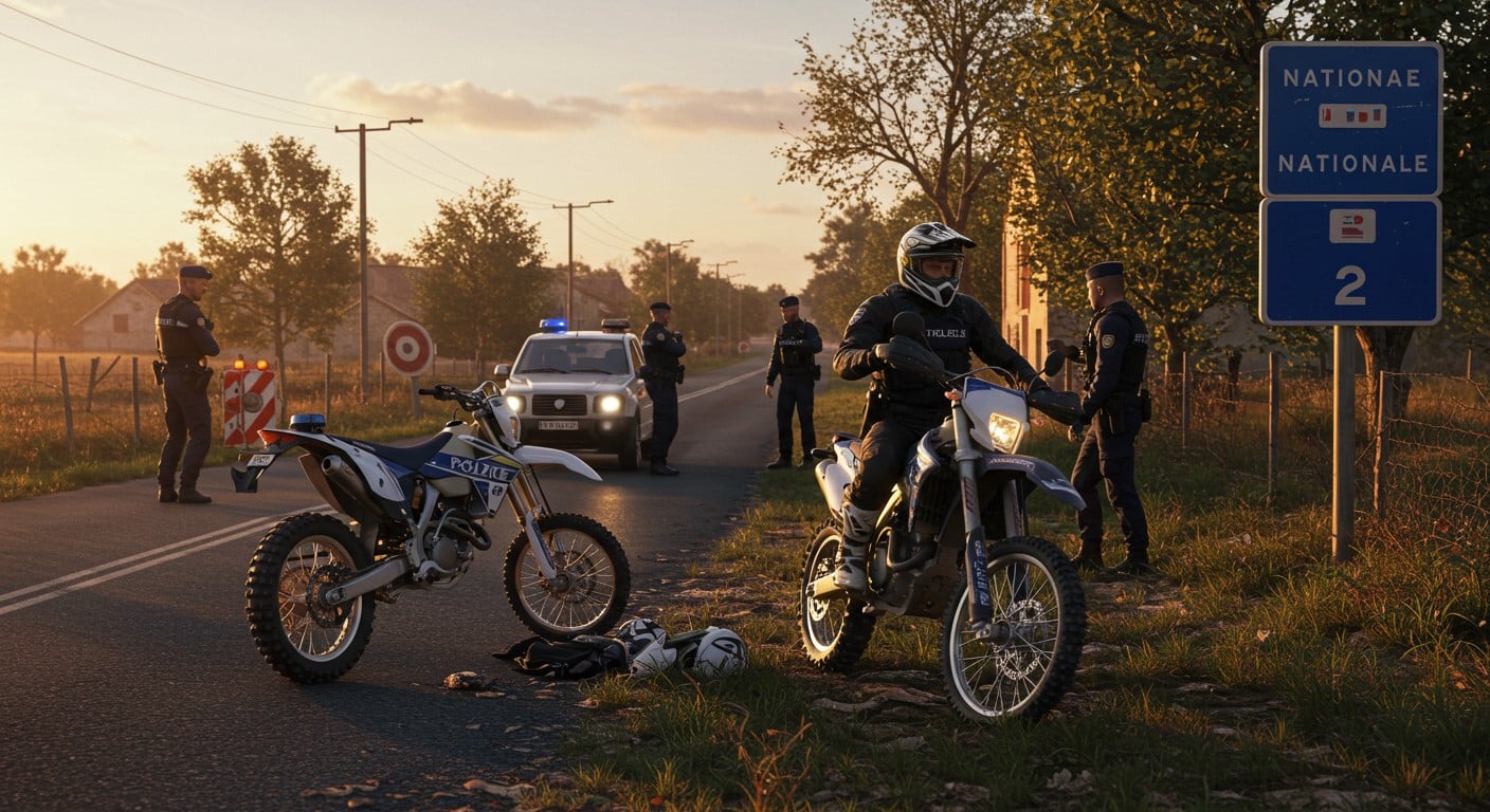 Rodéo moto à Silly-le-Long : 4 motos saisies, 15 infractions relevées. Découvrez les détails de cette opération et ses impacts sur la commune.