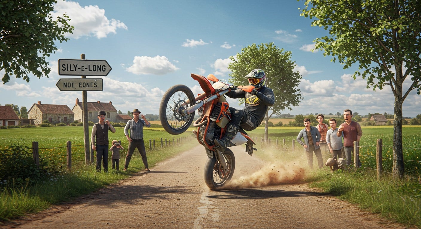 Découvrez comment les rodéos à moto divisent Silly-le-Long, entre passion des motards et agacement des riverains. Un phénomène social brûlant !