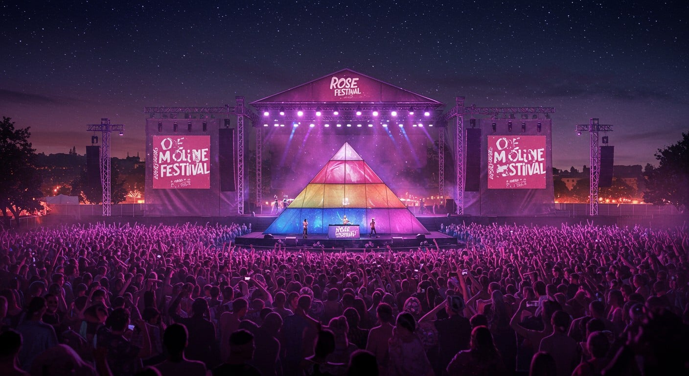 Le Rose Festival 2025 à Toulouse, créé par Bigflo & Oli, attend 100 000 fans. Découvrez leur rêve d’enfant devenu réalité et les coulisses de l’événement !