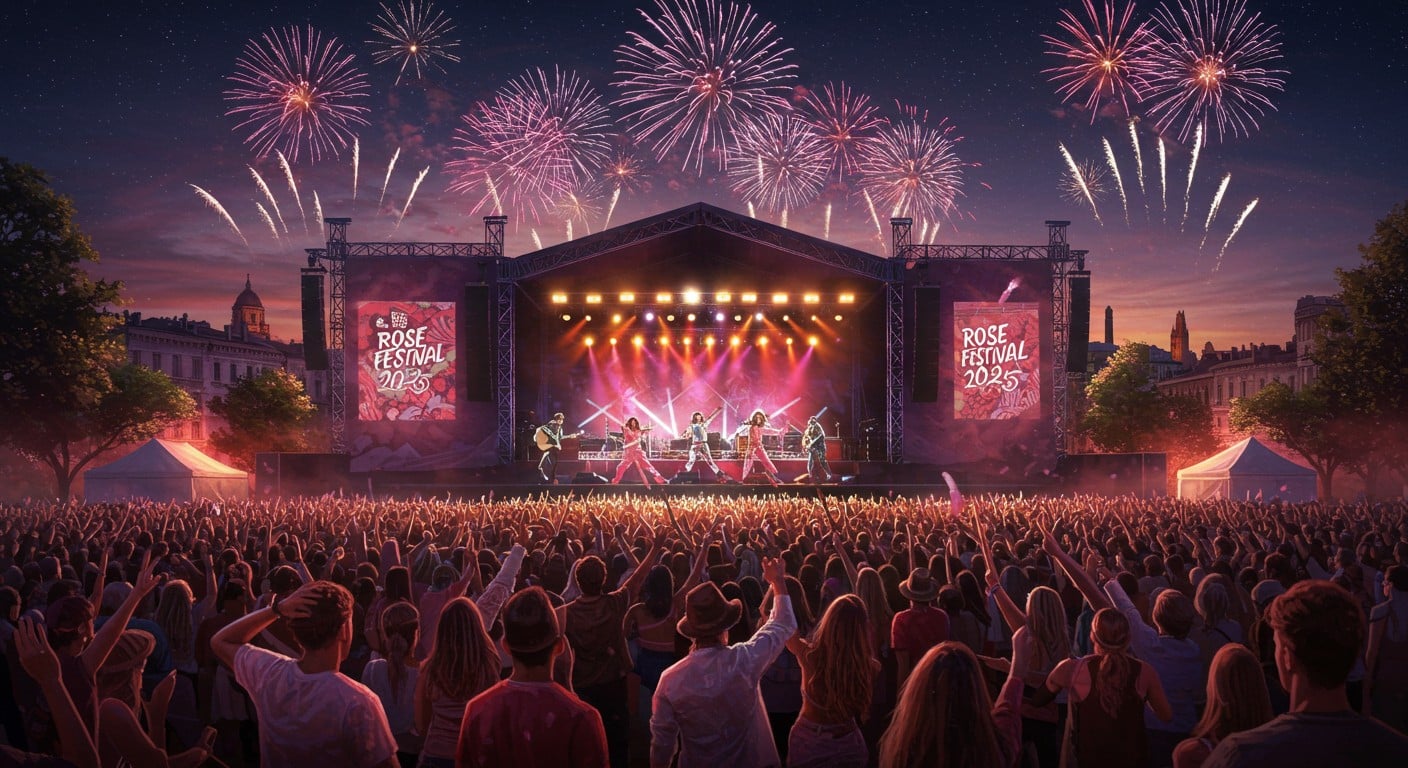 Découvrez le Rose Festival 2025 à Toulouse : Bigflo & Oli enflamment la scène avec Pierre Garnier, Franglish et Adèle Castillon. Un show unique !