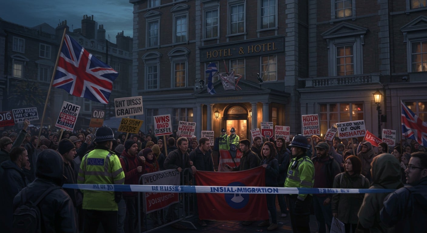 Tensions au Royaume-Uni : manifestations anti-migrants et décisions judiciaires agitent le débat sur l'asile. Découvrez les enjeux et impacts.