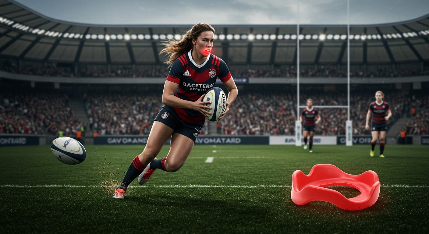 Des protège-dents lumineux pour détecter les chocs au Mondial de rugby féminin 2025 : une révolution pour la sécurité. Découvrez cette innovation !