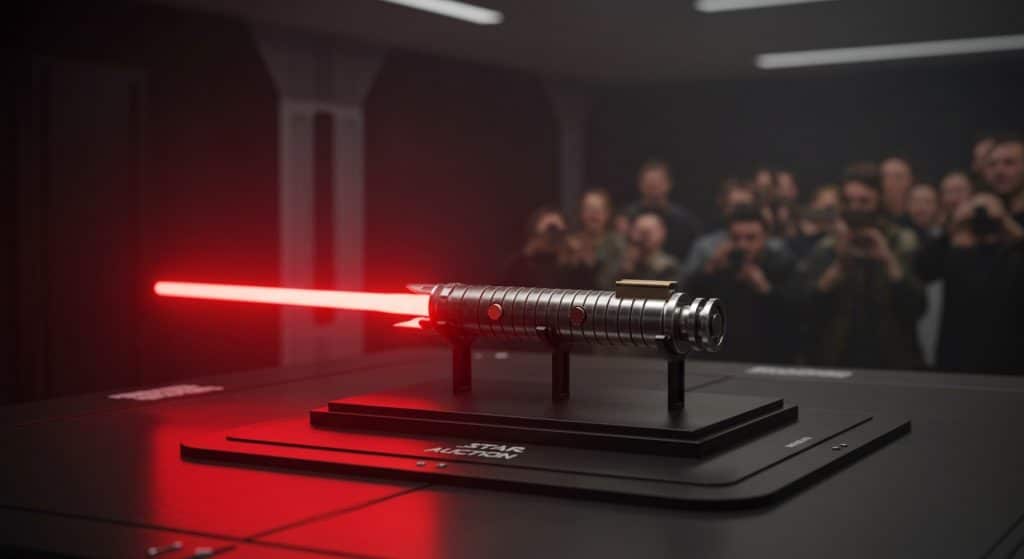 Sabre Laser de Dark Vador aux Enchères : Prix Record Attendu
