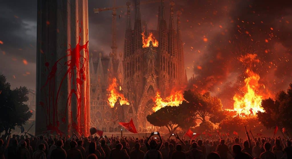 Sagrada Familia Vandalisée : Geste Écologiste ou Sacrilège ?