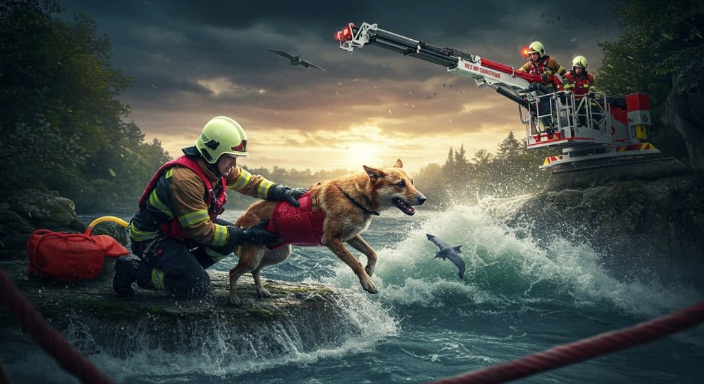 Sauvetage Canin à Beauvais : Les Pompiers en Action