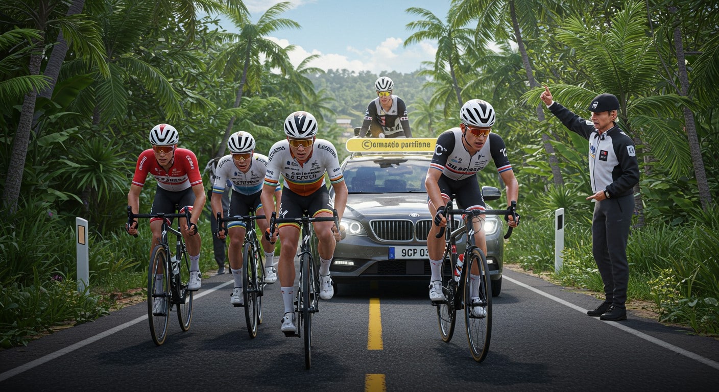 Deux coureurs exclus du Tour de Guadeloupe pour triche : découvrez la vidéo choc et les sanctions. Un scandale qui secoue le cyclisme !