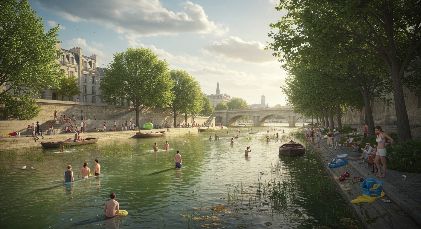 La Seine, redevenue baignable, est-elle menacée par le climat ? Débits faibles, eaux chaudes : découvrez les défis et solutions pour préserver ce trésor.