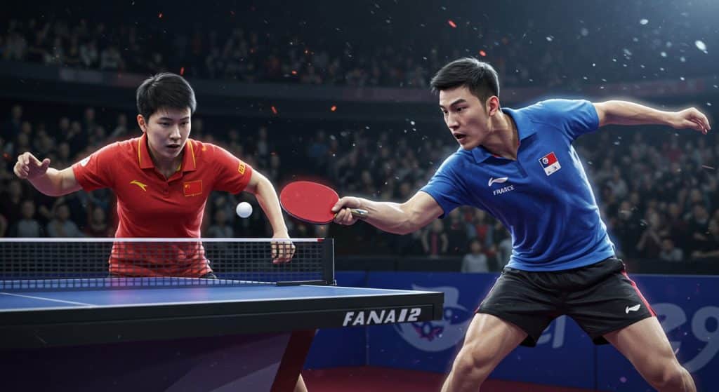 Simon Gauzy Défie le N°1 Mondial en Tennis de Table
