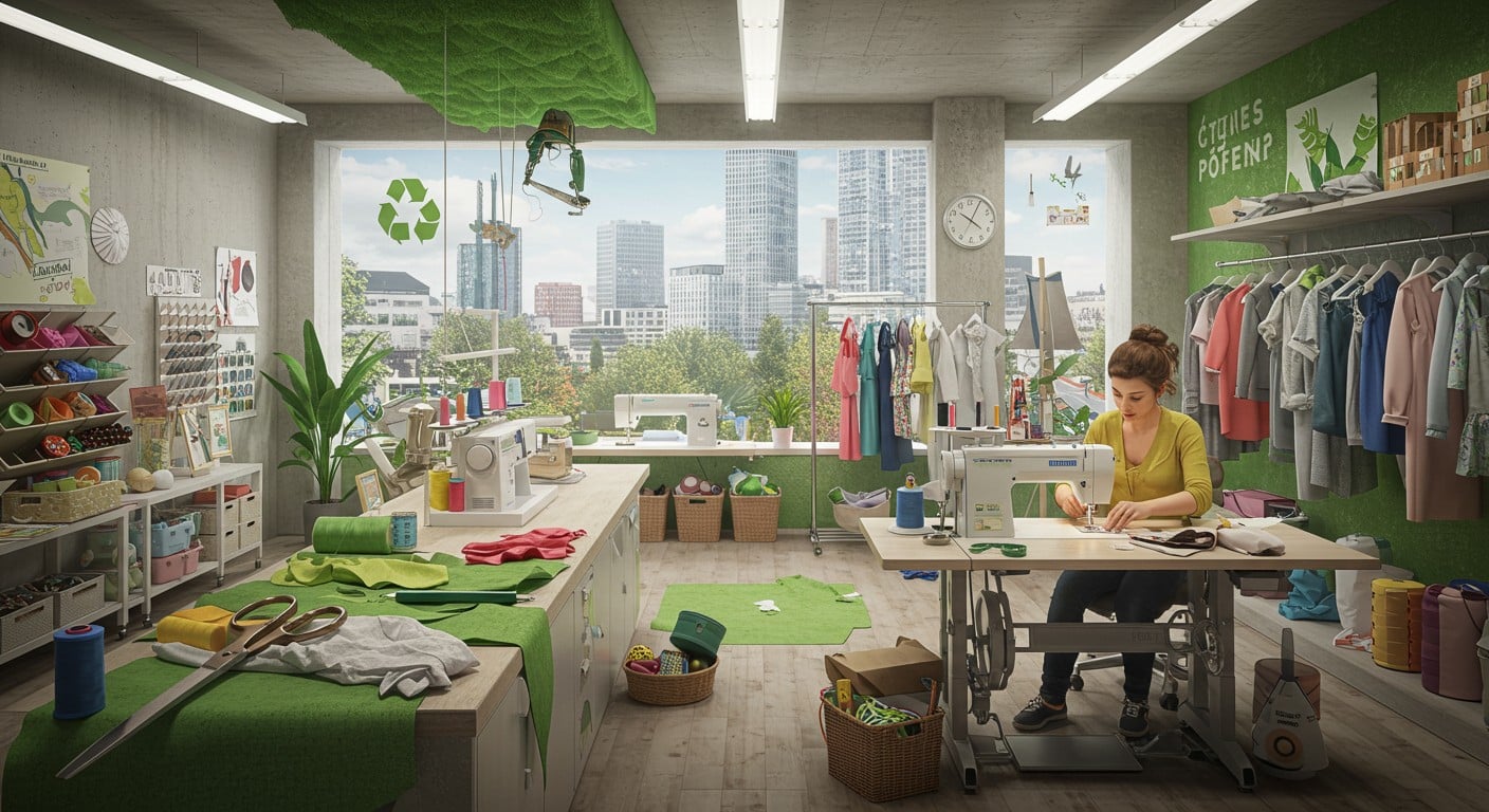 Sojo, mercerie 2.0, ouvre à La Défense avec retouches et upcycling. Découvrez cette révolution éco-responsable pour vos vêtements !