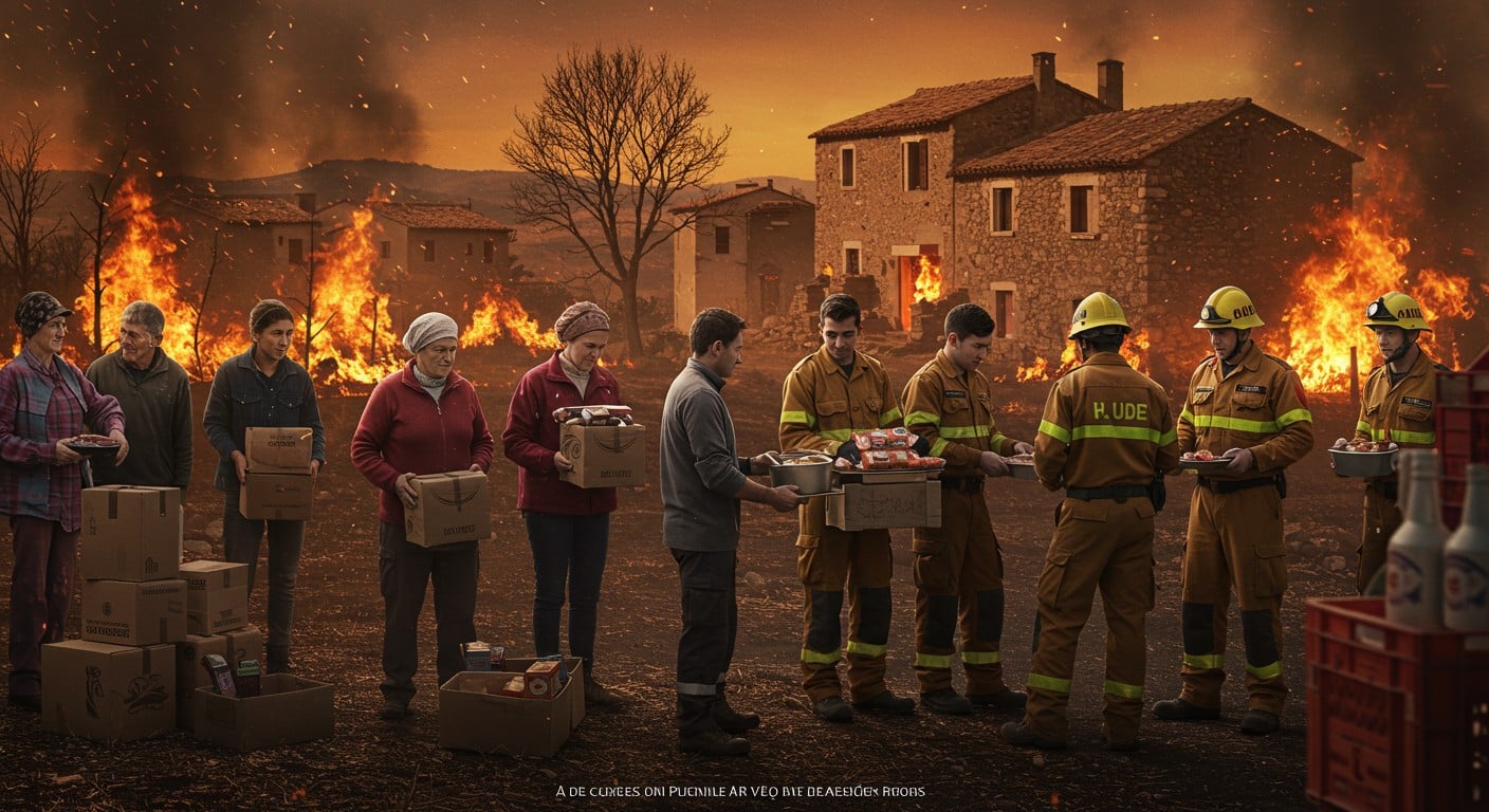 Un mégafeu ravage l’Aude, mais la solidarité des habitants des Corbières brille. Découvrez comment ils s’unissent face à la crise. Cliquez pour lire !