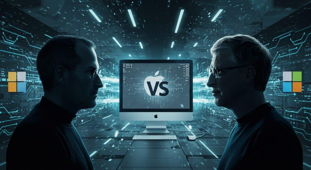 Steve Jobs et Bill Gates : Rivalité Légendaire en Tech