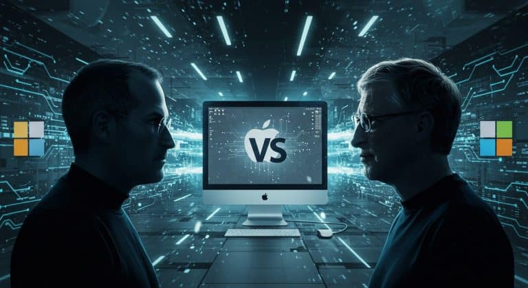 Steve Jobs et Bill Gates : Rivalité Légendaire en Tech