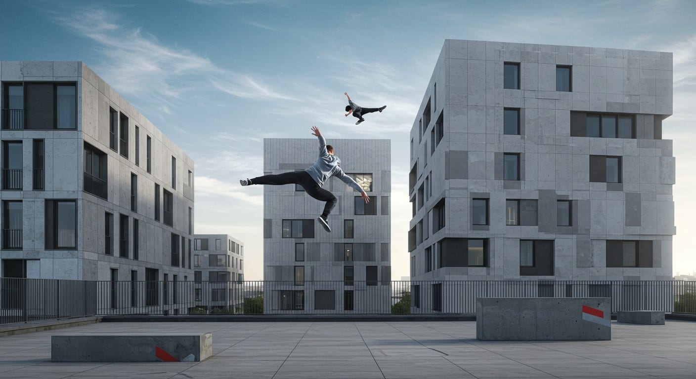 Découvrez l’histoire des Yamakasi et l’art du déplacement à Évry-Courcouronnes, où l’architecture urbaine devient un terrain de jeu spectaculaire.