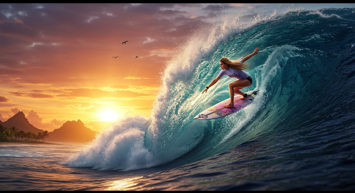 Comment les surfeuses redéfinissent le surf, brisent les stéréotypes et brillent aux JO 2024. Découvrez leur ascension fulgurante !