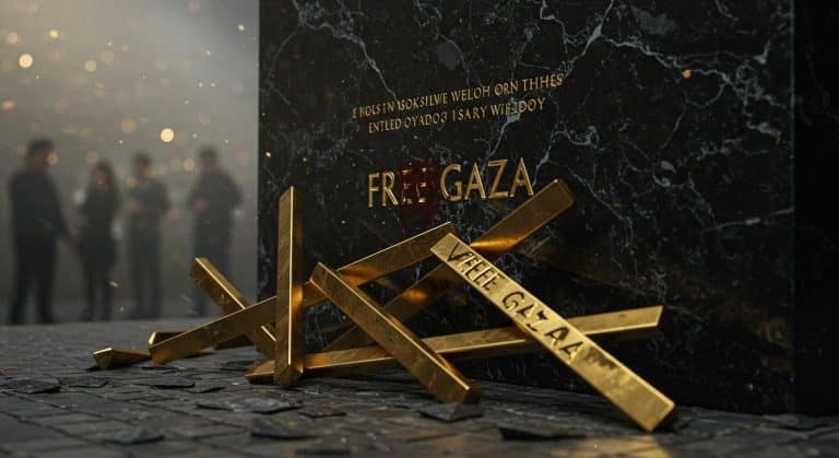 Tag « Free Gaza » sur un Mémorial à Lyon : Un Acte Condamné