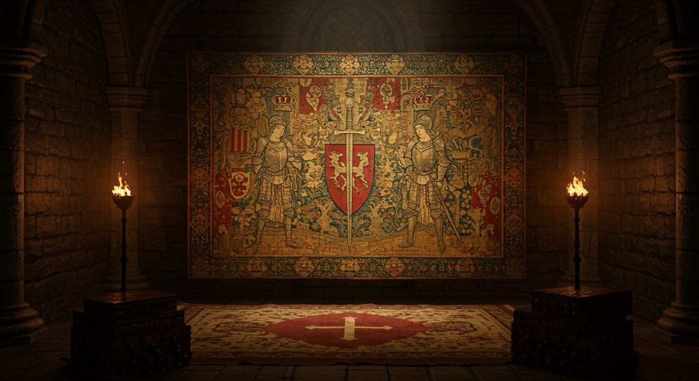 Une tapisserie volée il y a 50 ans refait surface à Chinon. Découvrez l’histoire fascinante de ce trésor royal lié à Jeanne d’Arc, exposé jusqu’en novembre 2025.