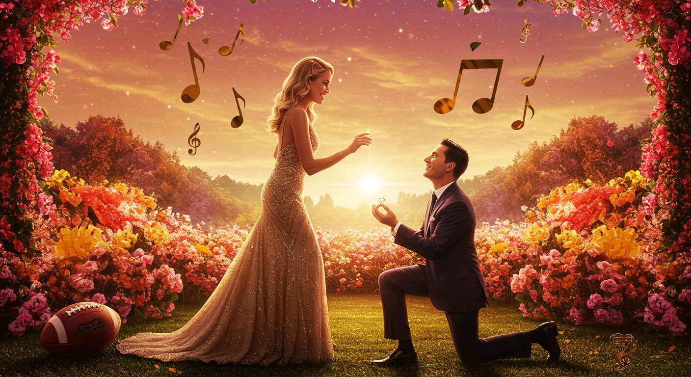 Les fiançailles de Taylor Swift et Travis Kelce : une romance médiatique mêlant amour et business. Découvrez les coulisses de cet événement planétaire.