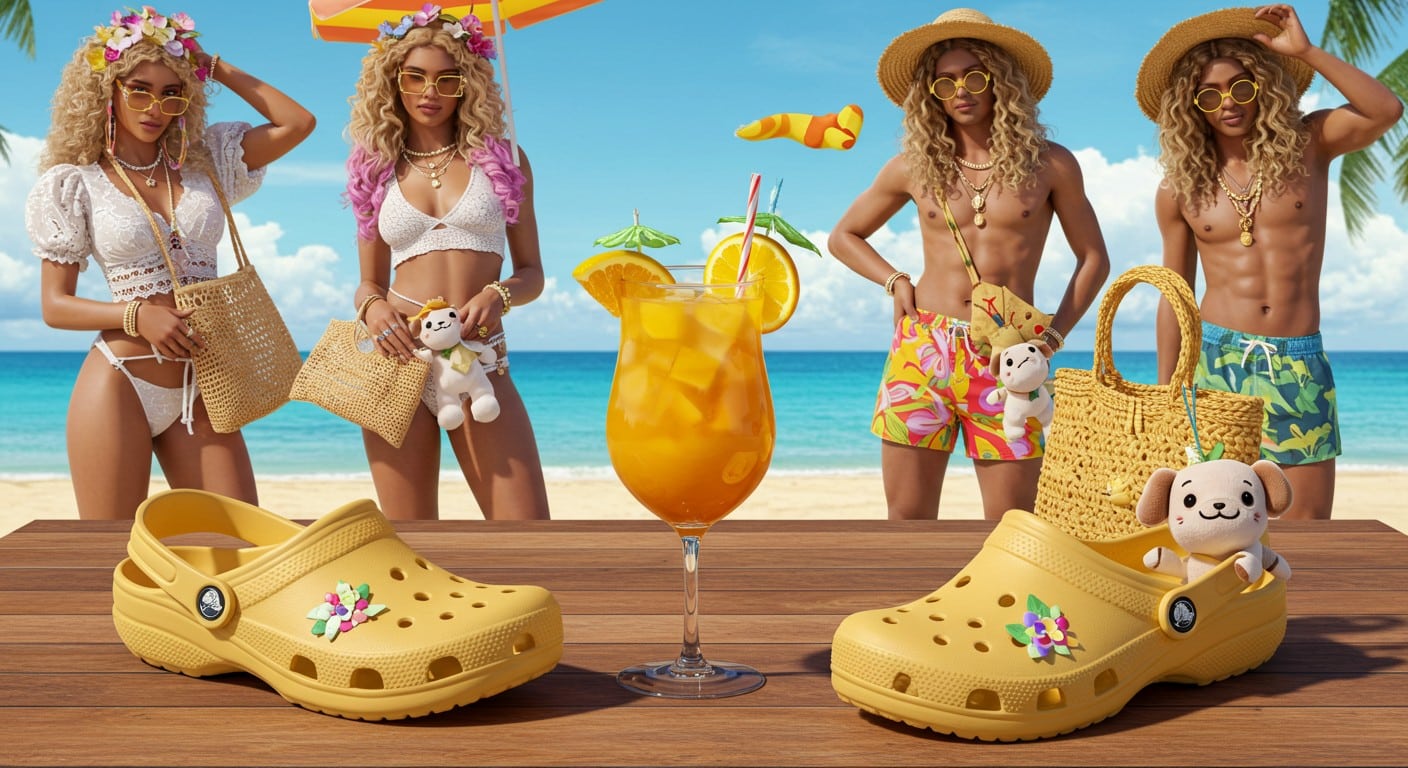 Découvrez les tendances été 2025 : coupe mulet, Crocs customisées, Labubu et plus. Soyez prêt à adopter un style audacieux et frais !