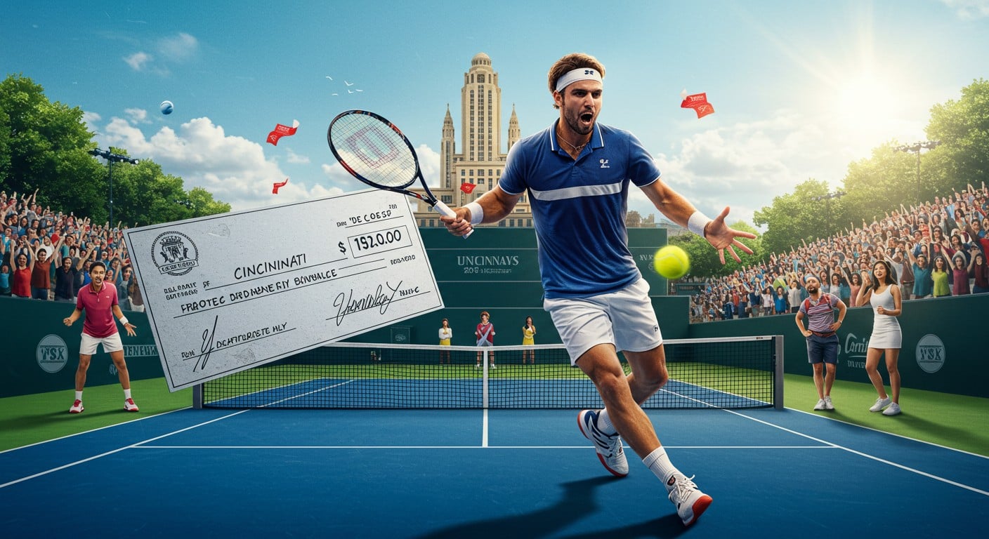 Terence Atmane, révélation du tennis, empoche une fortune à Cincinnati 2025. Découvrez ses gains et son ascension fulgurante dans le tennis mondial.