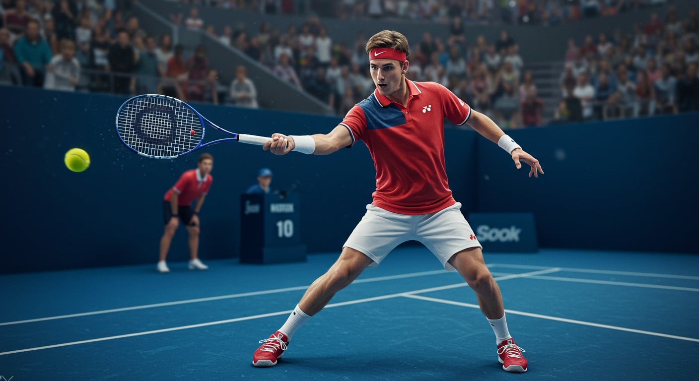 Terence Atmane, 23 ans, impressionne à Cincinnati après Roland-Garros. Découvrez son parcours, son coup droit unique et ses ambitions face à Taylor Fritz.