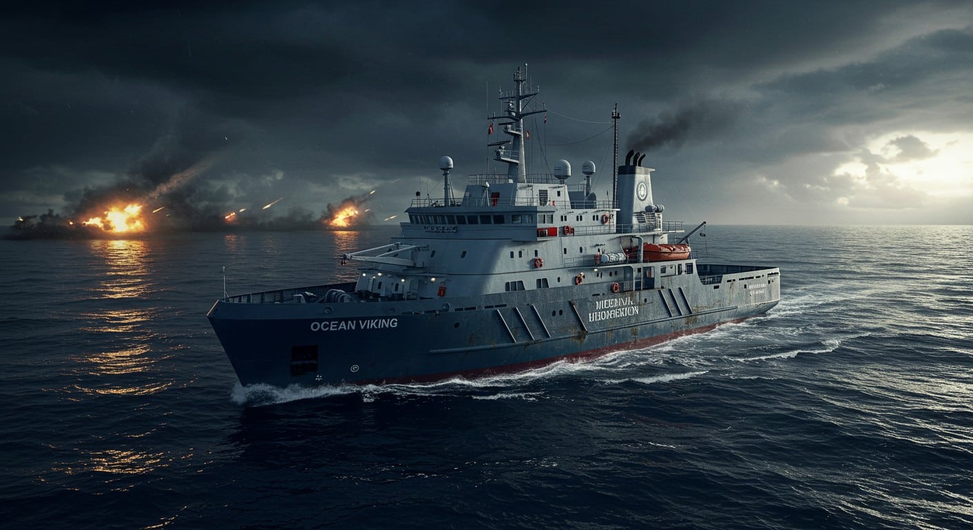 Tirs des garde-côtes libyens sur l’Ocean Viking en Méditerranée : SOS Méditerranée dénonce une attaque ciblée. Découvrez les détails de cet incident choquant.
