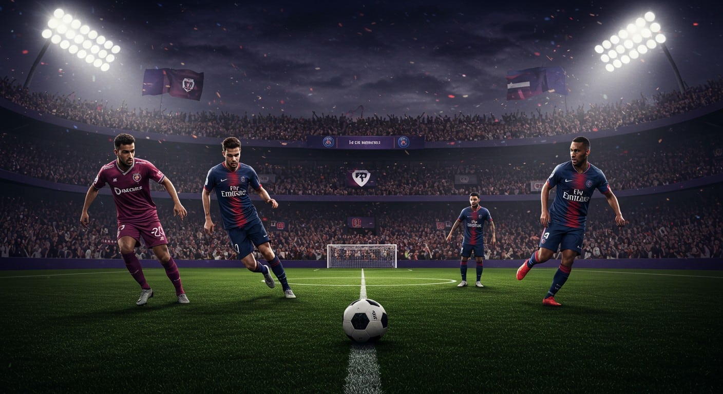 Analyse du choc Toulouse-PSG en Ligue 1 : composition, joueurs clés et enjeux. Découvrez les choix de Luis Enrique pour ce match crucial !