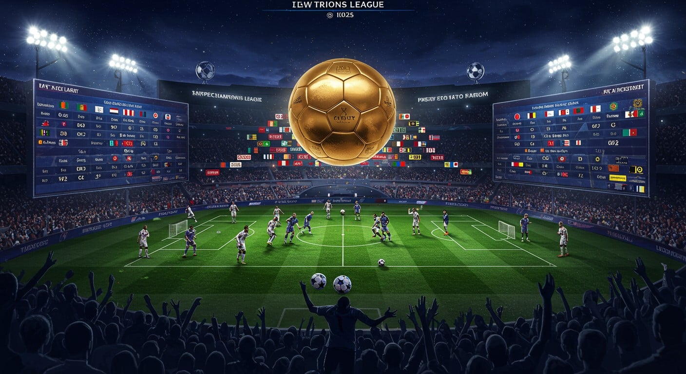 Découvrez le nouveau format de la Ligue des Champions 2025 : poule unique, tirage au sort et barrages expliqués. Plongez dans cette révolution du foot !