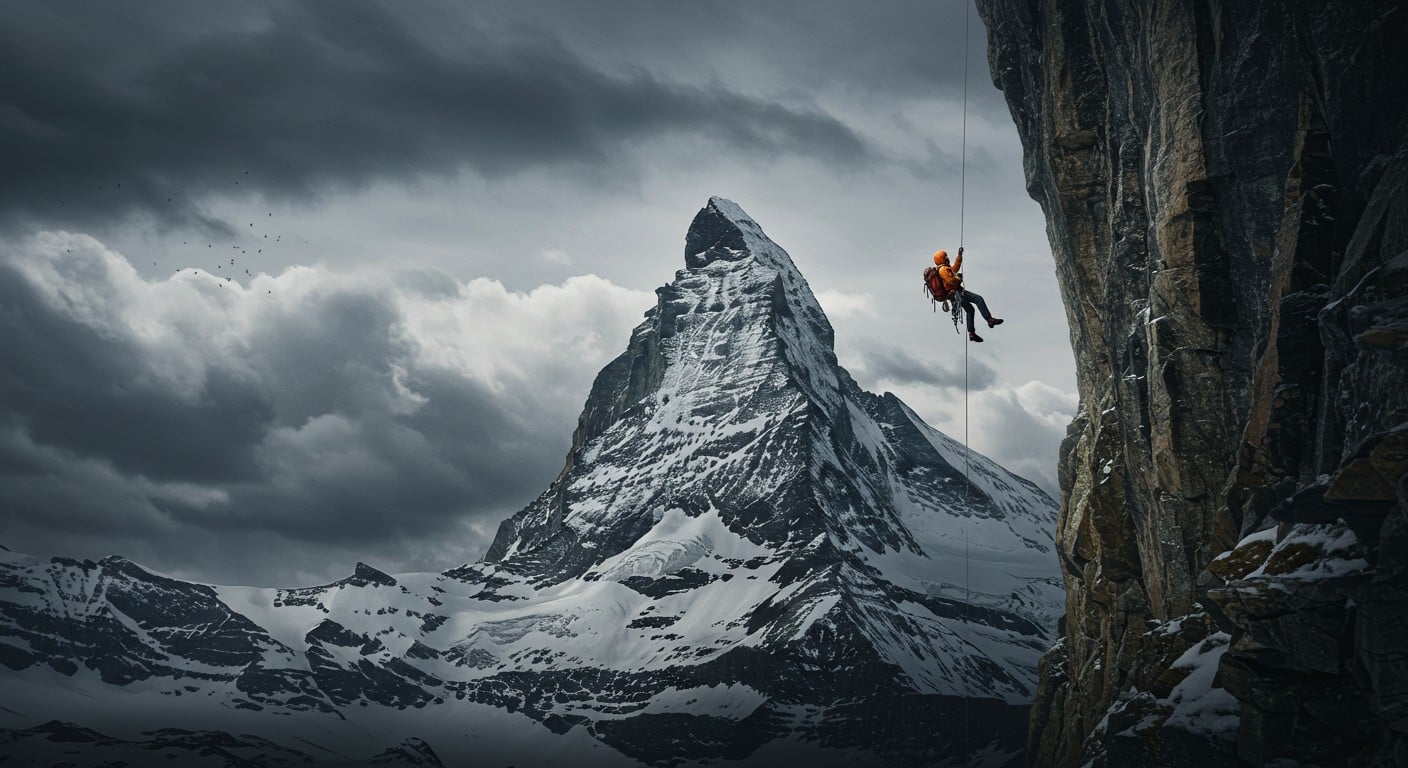 Un alpiniste sud-coréen chute mortellement à 4 000 m sur le Cervin. Que s’est-il passé sur l’arête du Hörnli ? Découvrez les détails de ce drame alpin.
