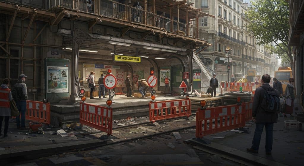 Travaux Métro et RER : Août 2025, un Mois de Perturbations en Île-de-France