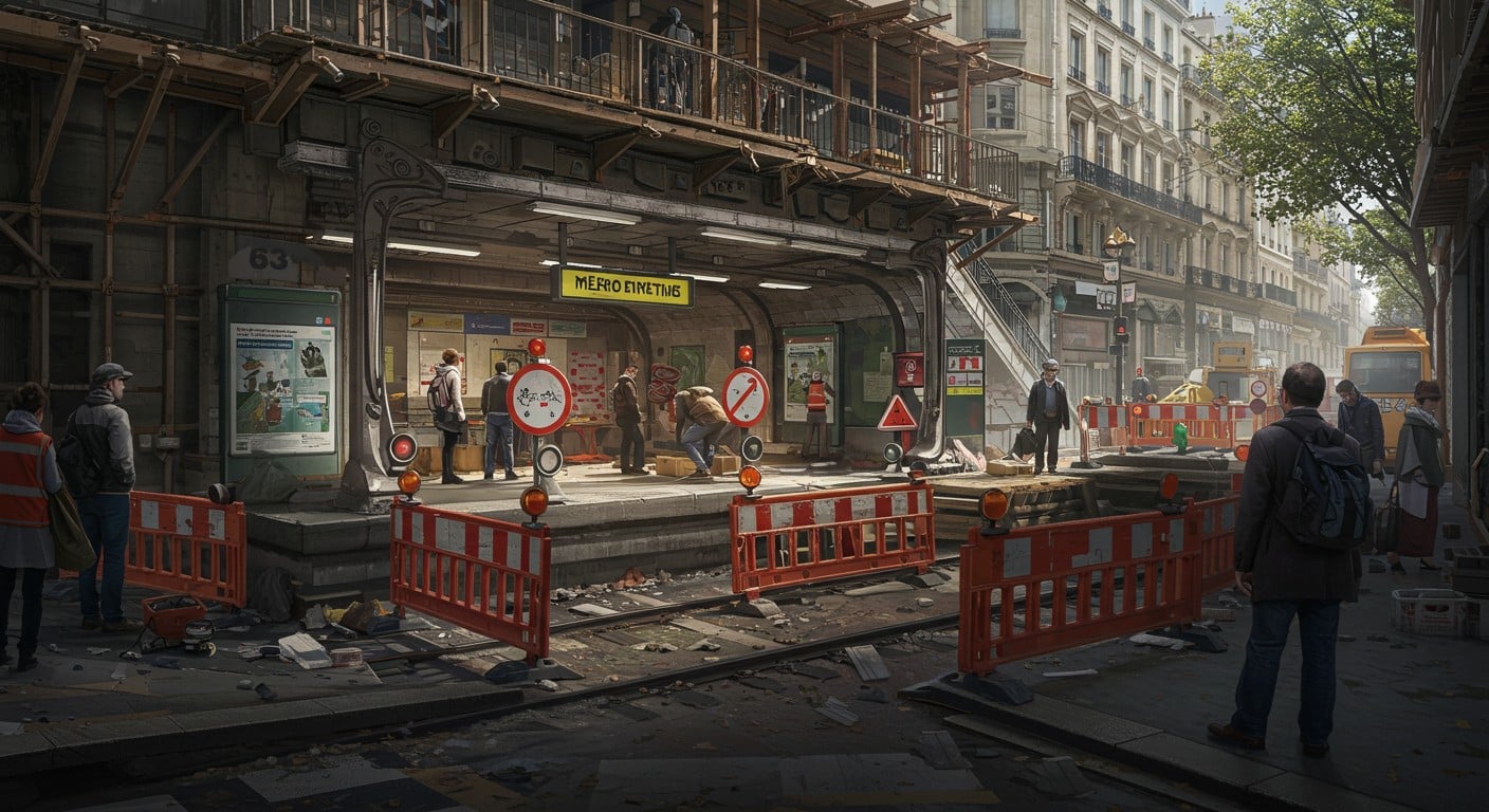 Métro, RER : août 2025 s’annonce chaotique en Île-de-France avec des travaux massifs. Découvrez les lignes touchées et comment s’organiser !