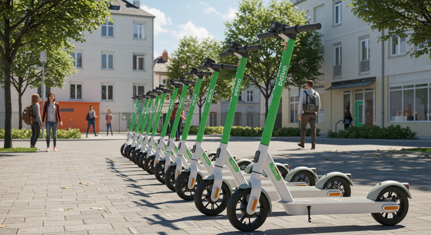 Les trottinettes en libre-service évoluent avec des racks de stationnement dans les Yvelines. Découvrez cette innovation pour un espace public plus ordonné !