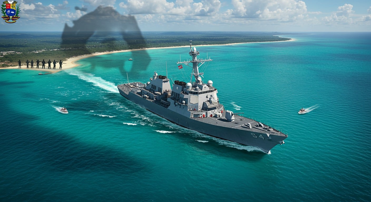 Trump envoie des navires de guerre au large du Venezuela pour lutter contre les cartels de drogue. Quelles implications pour la région ? Lisez pour comprendre !