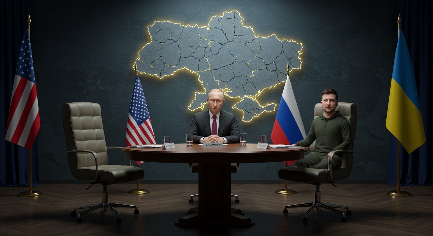 Une réunion Trump-Poutine-Zelensky en vue pour mettre fin à la guerre en Ukraine ? Découvrez les enjeux et défis diplomatiques majeurs.
