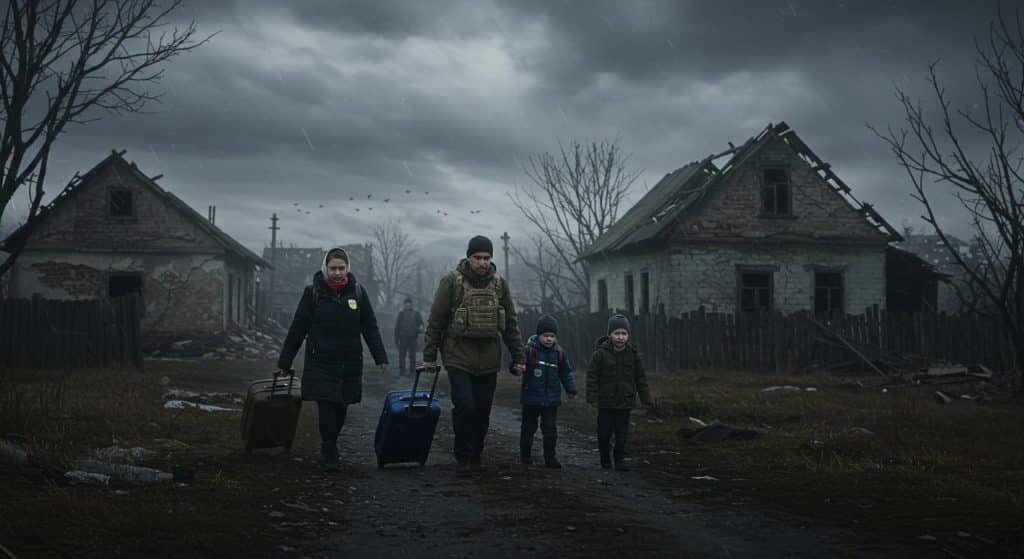 Ukraine : Évacuations Forcées Face à l’Avance Russe