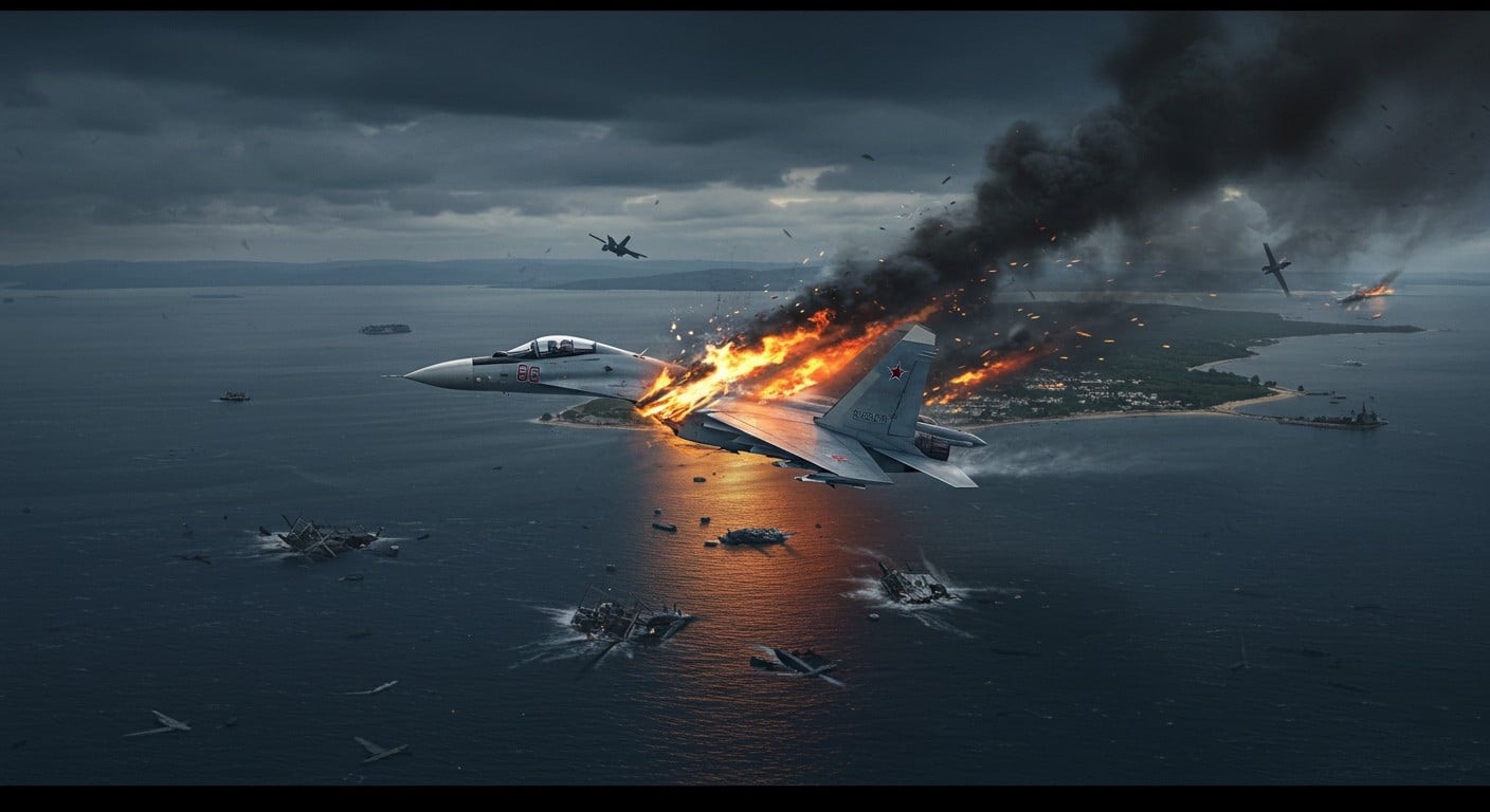 Un avion de chasse russe Su-30SM s'écrase près de l'île des Serpents. Quelles conséquences pour la guerre en Ukraine ? Découvrez les détails.