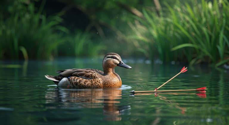 Un Canard Sauvé d’une Flèche : Une Histoire de Résilience
