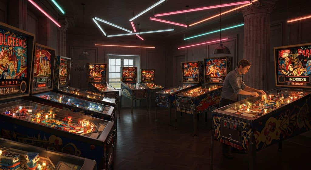 Un Collectionneur Expose 436 Flippers Dans Son Château