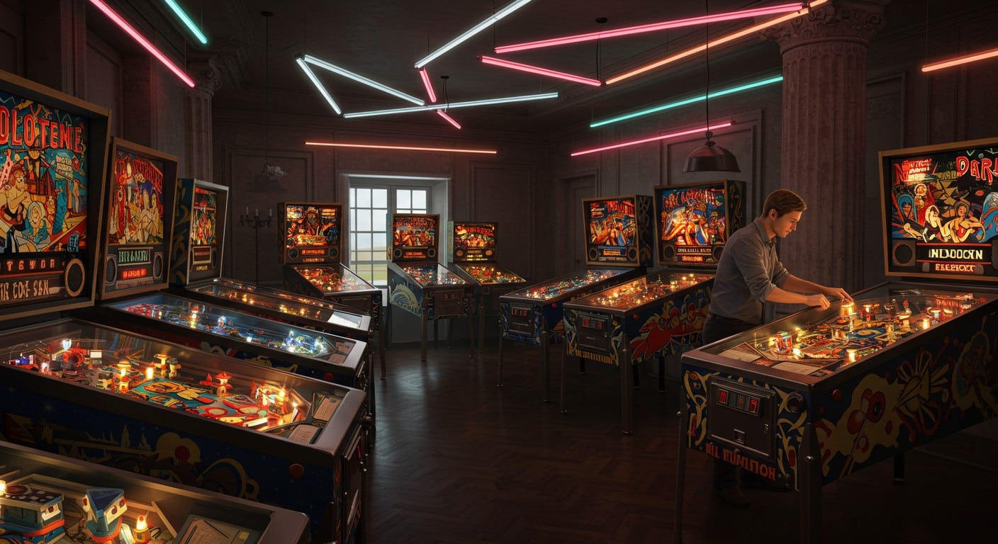 Découvrez l'incroyable collection de 436 flippers dans un château en Haute-Saône, transformé en musée par un passionné. Une aventure unique !