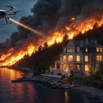Un Drone Ukrainien Vise le Palais de Poutine : Incendie