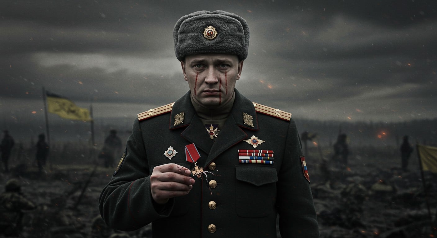 Un officier russe décoré orchestre une fraude massive en simulant des blessures au front ukrainien. Découvrez les détails d’une affaire qui ébranle la Russie.