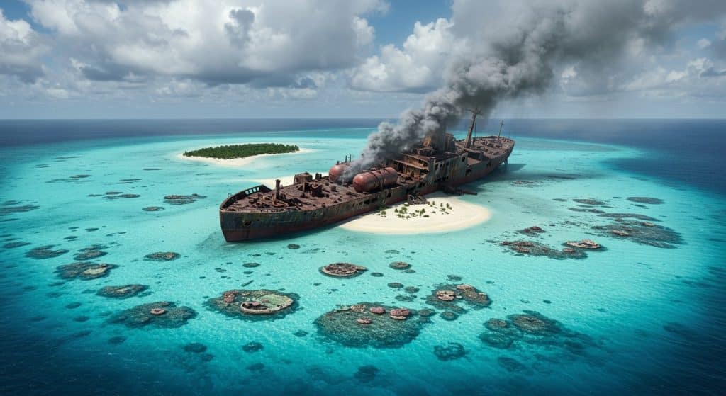 Un Navire Mystérieux Échoué en Polynésie : Trafic ou Énigma ?